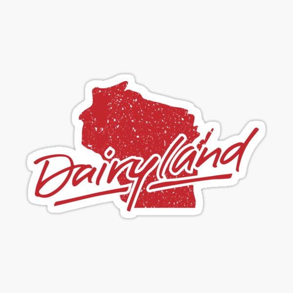 Vista previa del artículo con la obra «Dairyland Wisconsin manuscrito», diseñado y vendido por gstrehlow2011.