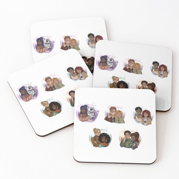 Item preview, The Lunar Chronicles couples (with background) designed and sold by DoodlingLenn.