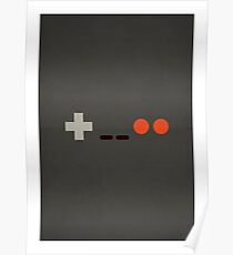 NES - Nintendo Controller Minimalist Series Poster