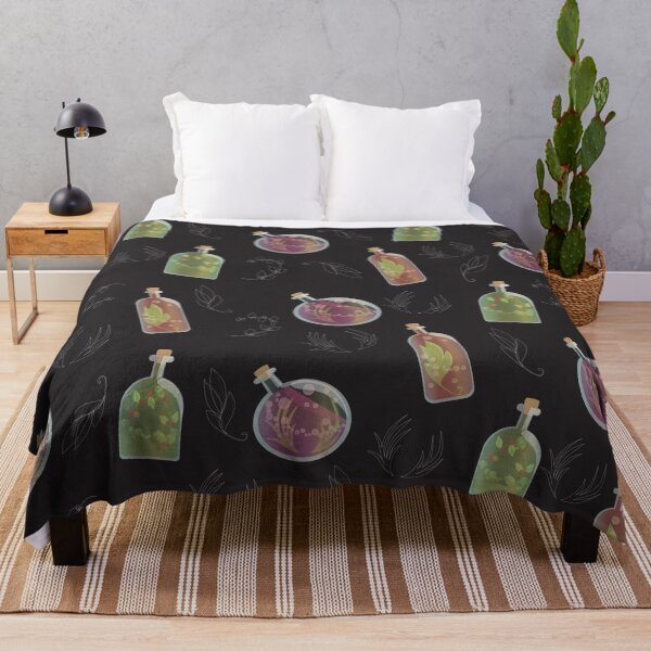 Item preview, Magical potions and herbs seamless pattern designed and sold by Albamarina.