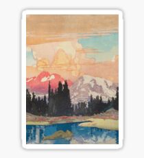 Storms over Keiisino Sticker