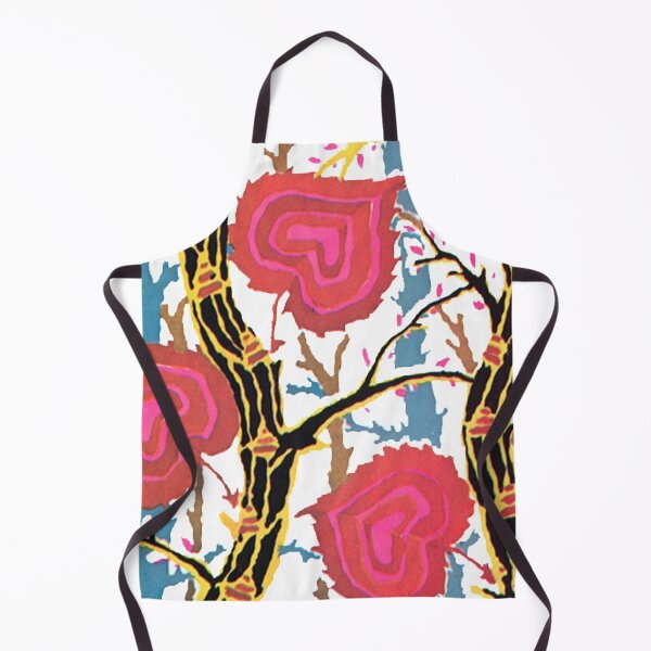 Item preview, Vintage painting with trees in happy colors designed and sold by LindaLG.