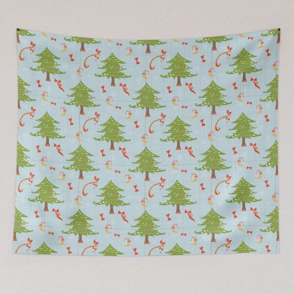 Item preview, Christmas Tree and Bows Pattern designed and sold by ForFunDesigns.