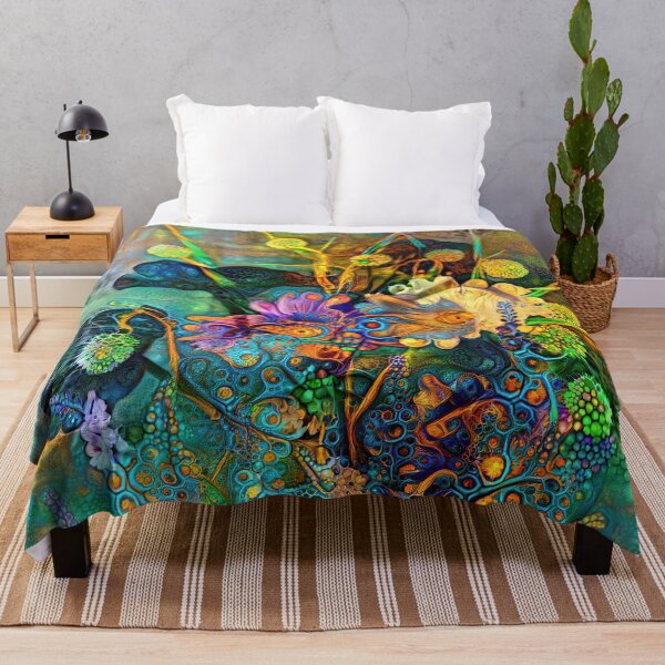 Item preview, Abstract flowers designed and sold by blackhalt.