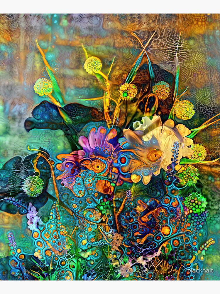 Abstract flowers by blackhalt