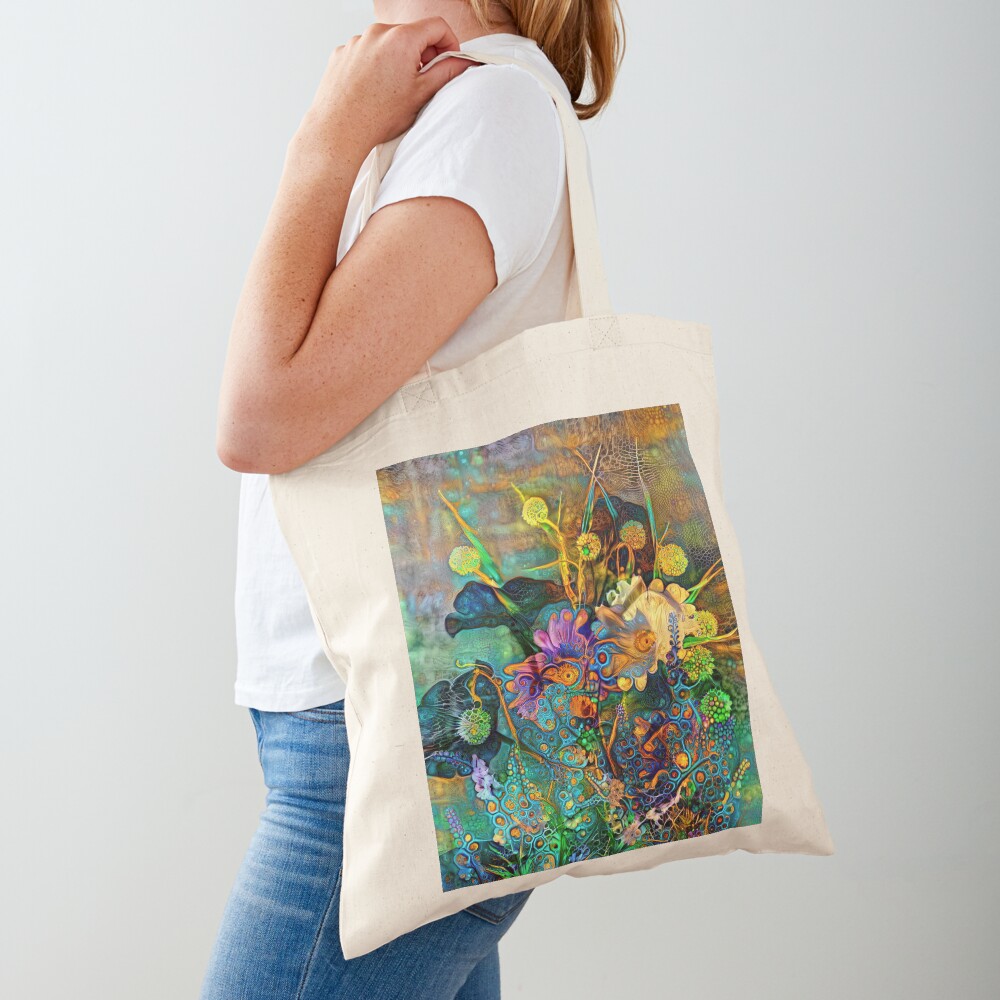 Abstract flowers Tote Bag