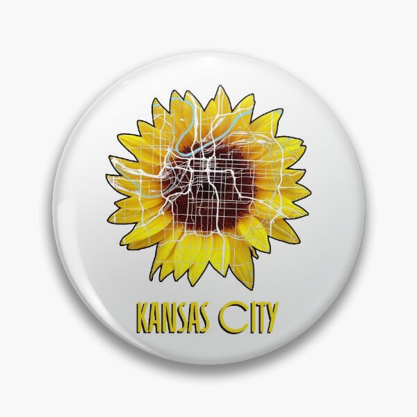 Item preview, Kansas City Sunflower Map designed and sold by kelbyredux.