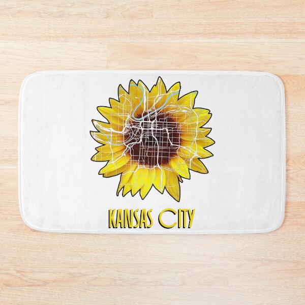 Item preview, Kansas City Sunflower Map designed and sold by kelbyredux.