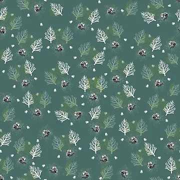 Artwork thumbnail, Winter forest life by Caroline Bochud