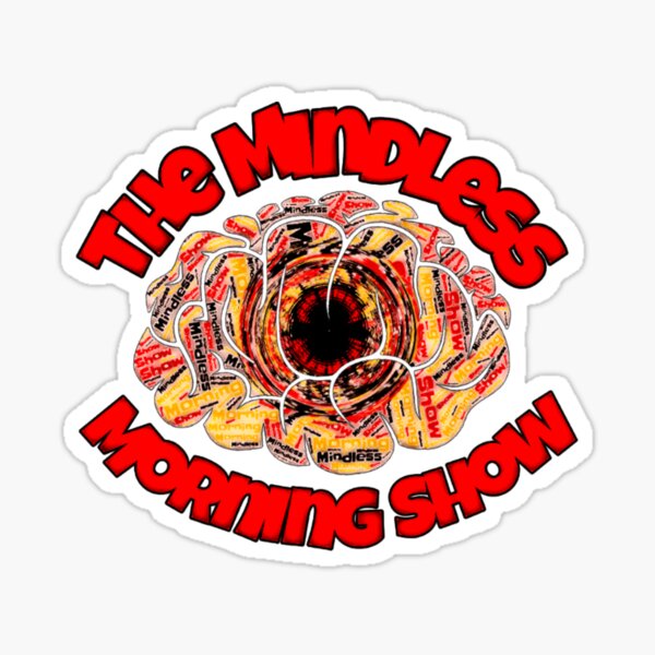 Mindless Morning Show Logo Sticker