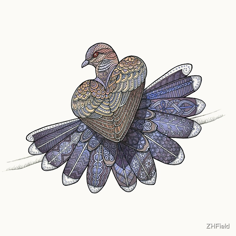 "Turtle Dove" by ZHField | Redbubble