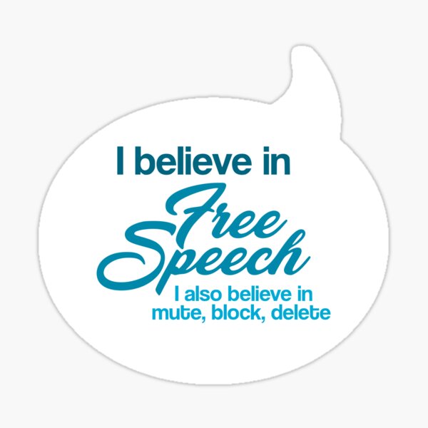 Mute, Block, Delete Sticker