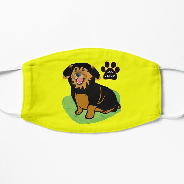 Dog lover german shepherd Flat Mask