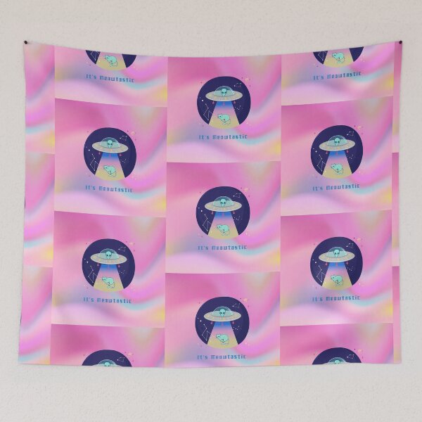 Item preview, It's Meowtastic Cute Cat Getting Abducted In OuterSpace   designed and sold by dogisbored.