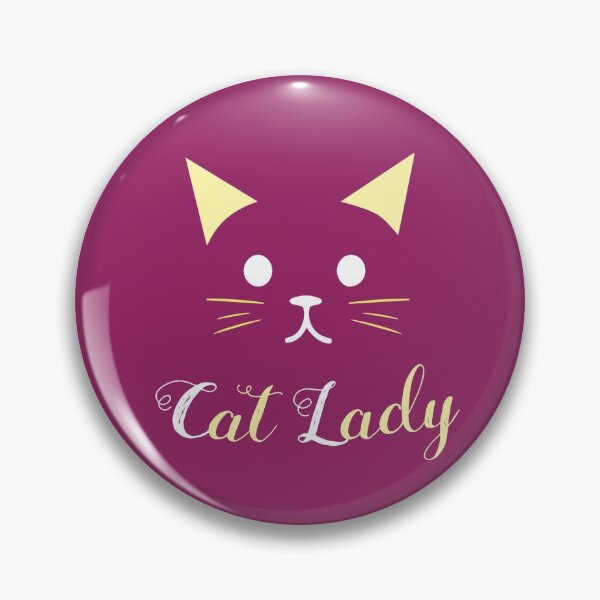 Item preview, Simple Cute Cat Lady Kitty Face Illustration designed and sold by Creacats.