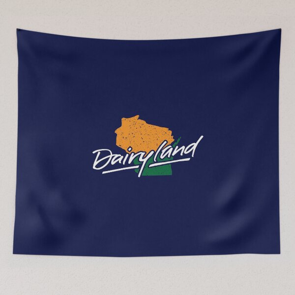 Item preview, Dairyland Wisconsin Handwritten Green and Gold designed and sold by gstrehlow2011.