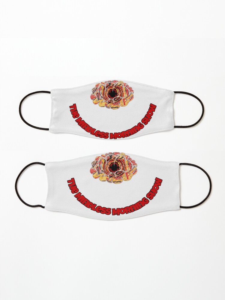 Alternate view of Mindless Morning Show Smile Mask Mask