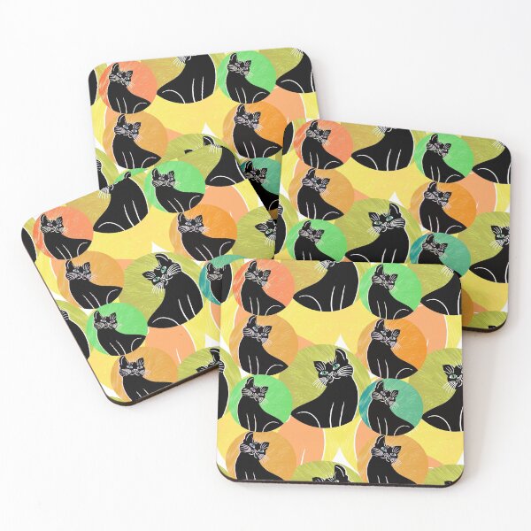 Item preview, Betty, The Halloween Cat, Collection: Betty, The Cat, Colorful Pattern designed and sold by CotodiStudio.