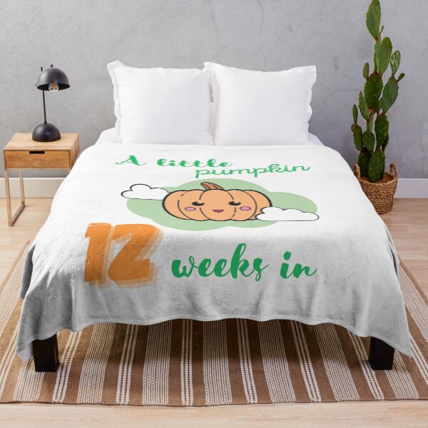 Item preview, A little pumpkin 12 weeks in | halloween pregnancy announcement designed and sold by KohMooy.
