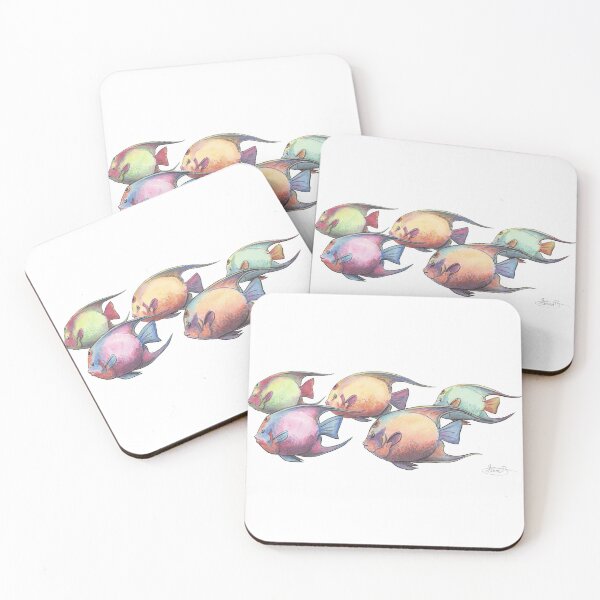 Item preview, Peces tropicales, ilustración originake designed and sold by EmmaBFantasyArt.