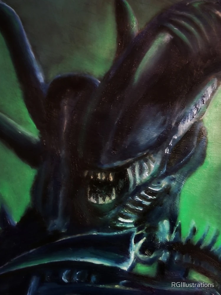 Thumbnail 4 of 4, iPhone Case, Alien designed and sold by RGIllustrations.