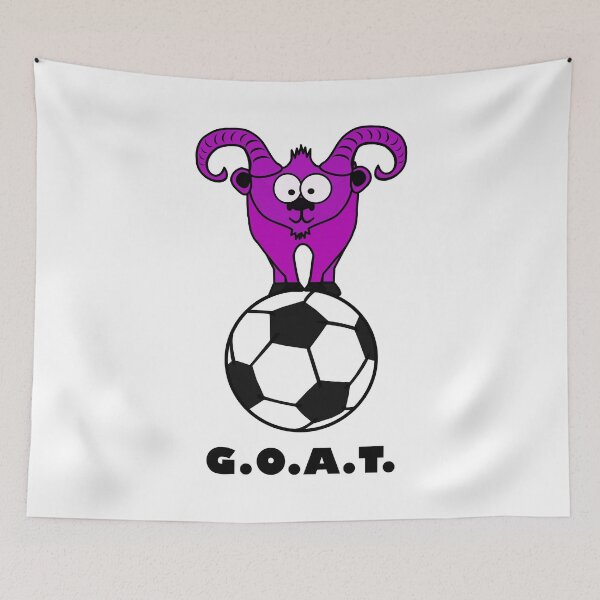 Item preview, G.O.A.T Football designed and sold by TheGreenGoat.