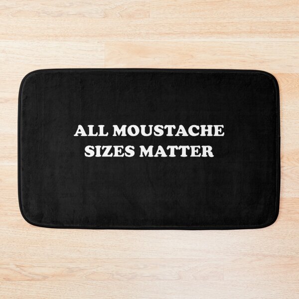 Item preview, All moustache sizes matter Dark mode designed and sold by Deegital18.