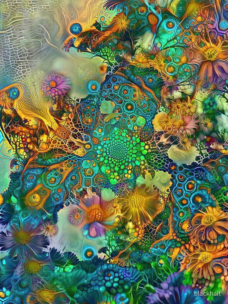 Thumbnail 4 of 4, iPhone Case, Abstract flowers designed and sold by blackhalt.