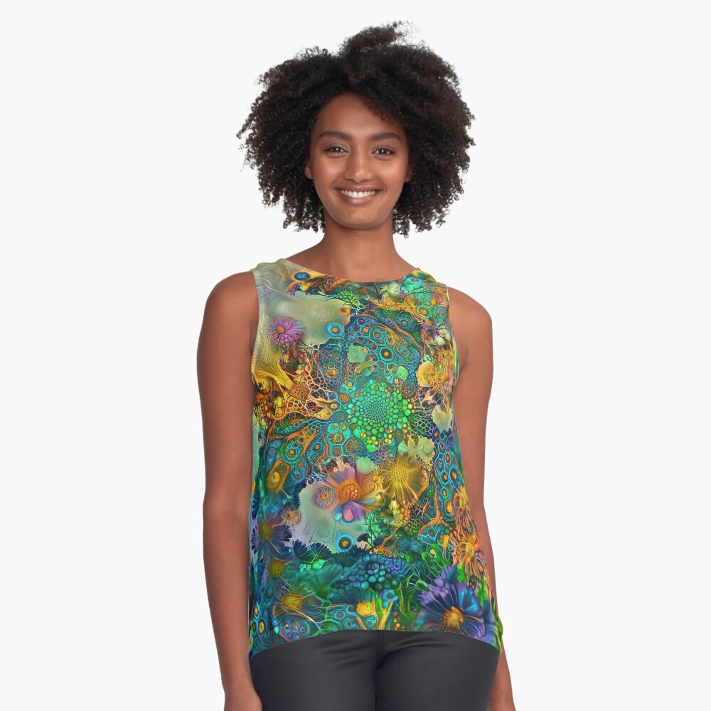Item preview, Sleeveless Top designed and sold by blackhalt.