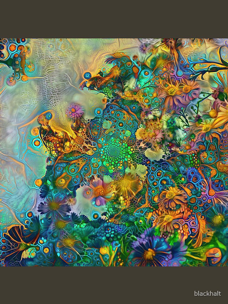 Abstract flowers by blackhalt