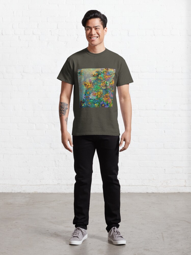 Alternate view of Abstract flowers Classic T-Shirt