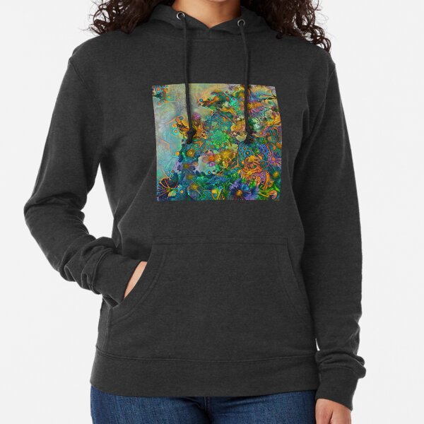 Abstract flowers Lightweight Hoodie