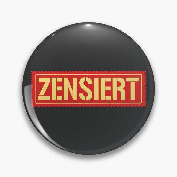 Item preview, Zensiert - Censored in german | Slogan designed and sold by designdroplet.