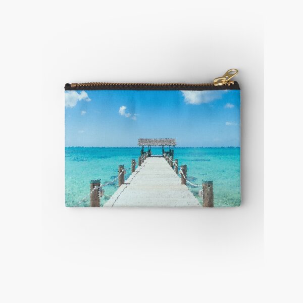 Item preview, Pier Over Blue Sea designed and sold by MathenaArt.