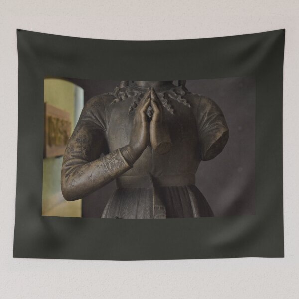 Item preview, renaissance delicate praying sculpture  designed and sold by dianastancu.