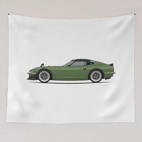 Item preview, green 240z designed and sold by OlegNaches.
