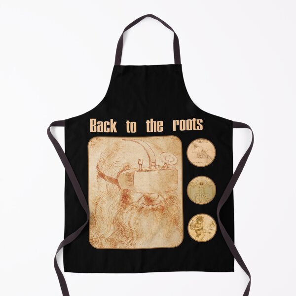 Item preview, FPV Drone Pilot T-Shirt Design 'Back to the roots' with Leonardo Da Vinci wearing FPV goggles designed and sold by funpix-shop.