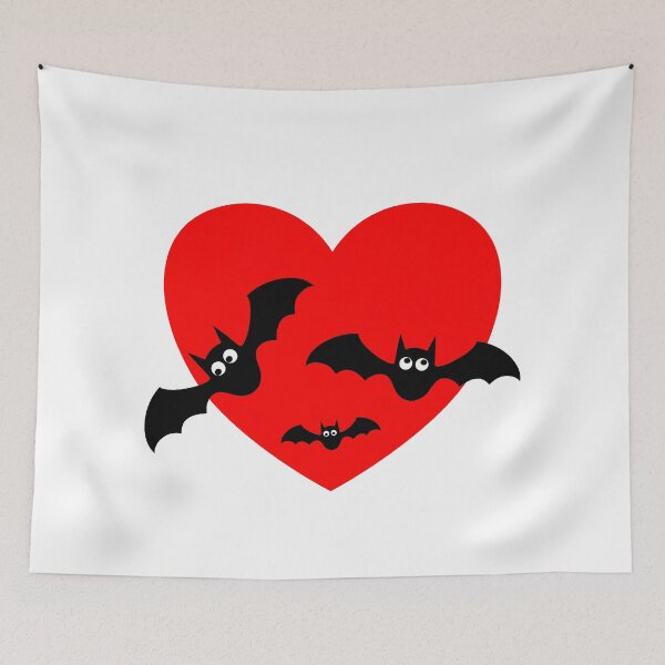 Item preview, Bats Flying In Front Of A Heart I Love Halloween Halloween Shirt designed and sold by Paulina Vanlife.