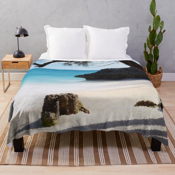 Item preview, Rustic Beach Scene designed and sold by MathenaArt.