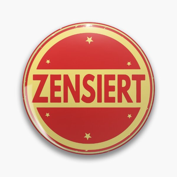 Item preview, Zensiert - Censored in german designed and sold by designdroplet.