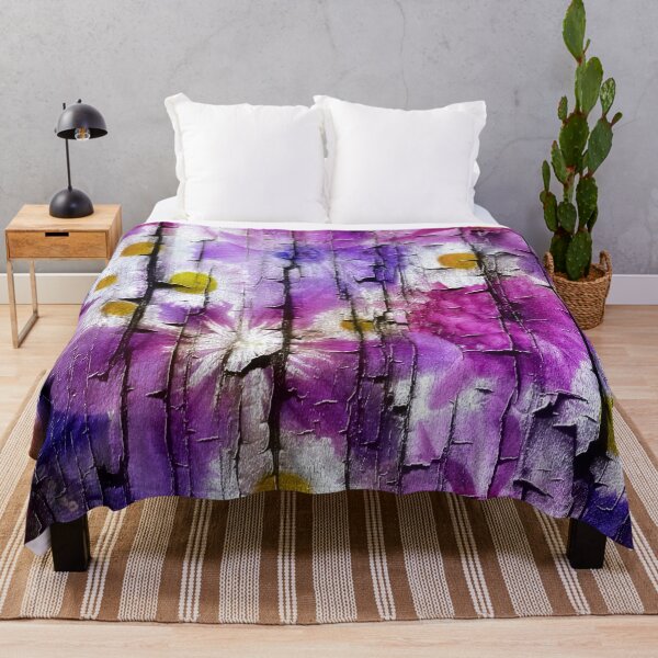 Item preview, Pretty Wood Burnt Floral Flower Print designed and sold by Mary Riley.