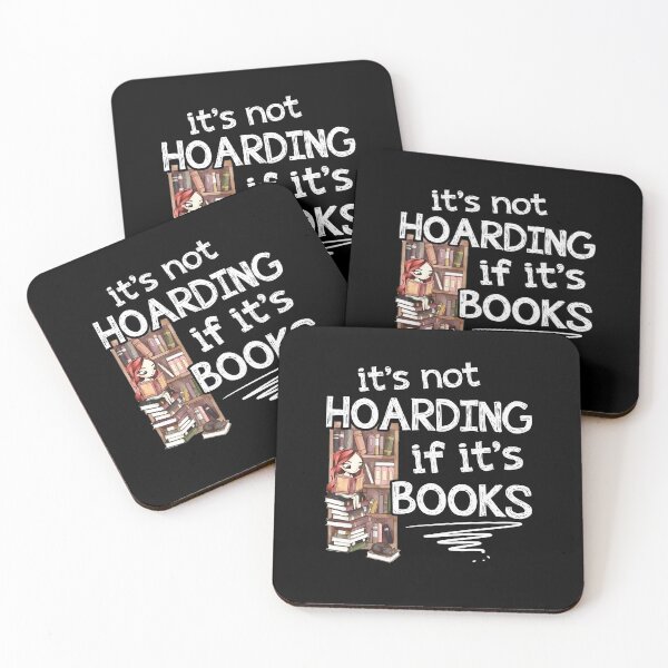 Item preview, Its Not Hoarding If Its Books - Book Lovers Day Pun Art designed and sold by Dressed For  Duty.