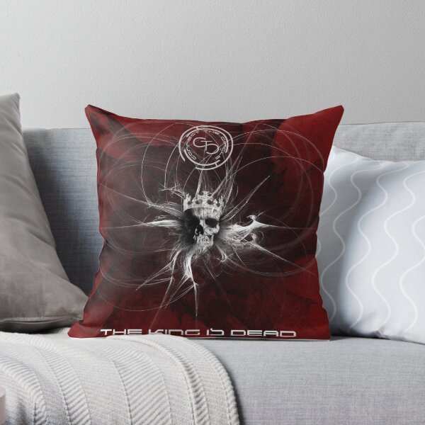 Connect The Circle - The King Is Dead Throw Pillow
