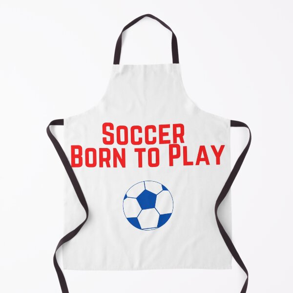 Item preview, Soccer Born to Play Red Blue  designed and sold by Craftdrawer.