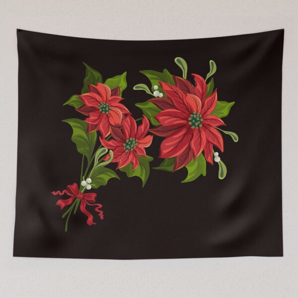 Item preview,  Red flowers designed and sold by dplachkinova.