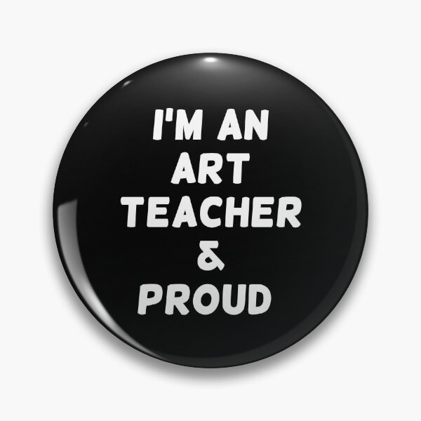 Item preview, I'M AN ART TEACHER & PROUD - White Writing designed and sold by akaiawa.