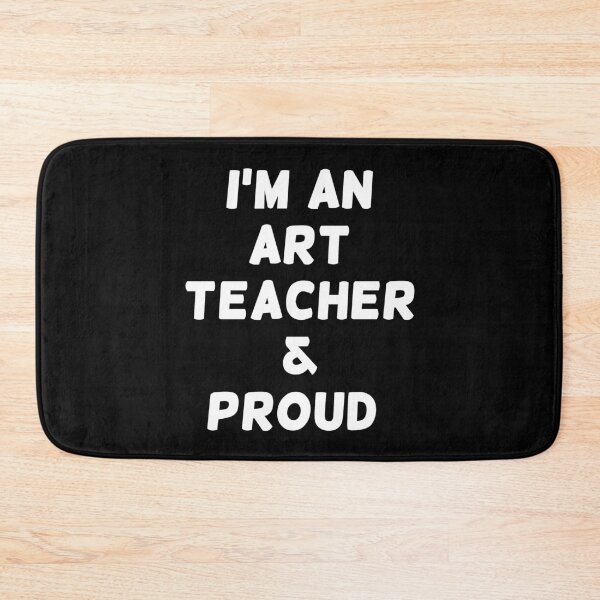 Item preview, I'M AN ART TEACHER & PROUD - White Writing designed and sold by akaiawa.