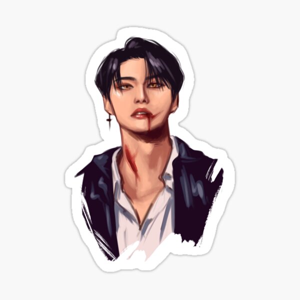 Artikel-Vorschau von Vampir Seonghwa Fanart, designt und verkauft von BananaHwa.