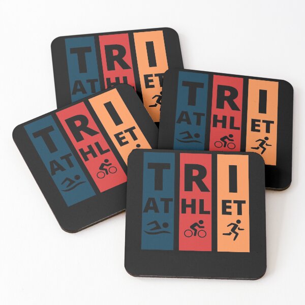 Item preview, TRI - Athlet 3 Colors Bars BRG Icons designed and sold by shopbikeshirt.