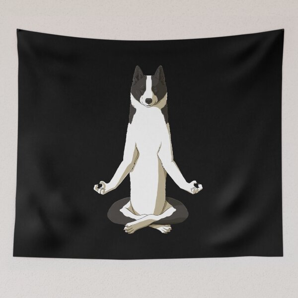 Item preview, Yoga Karelian Bear Dog designed and sold by alwe-designs.